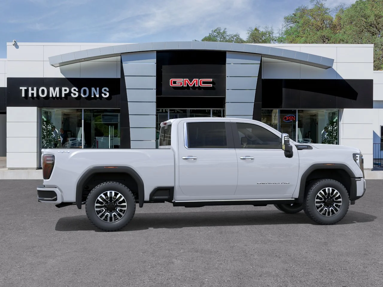 New 2026 Glacier White Tricoat GMC Denali Ultimate image 3