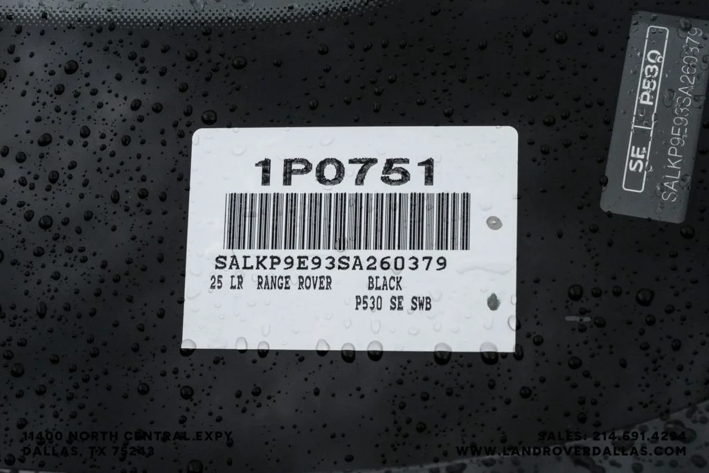 Certified Used 2025 Black Land Rover SE image 67