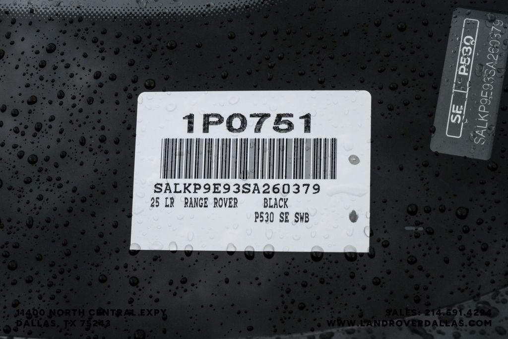 Used 2025 Black Land Rover SE image 67