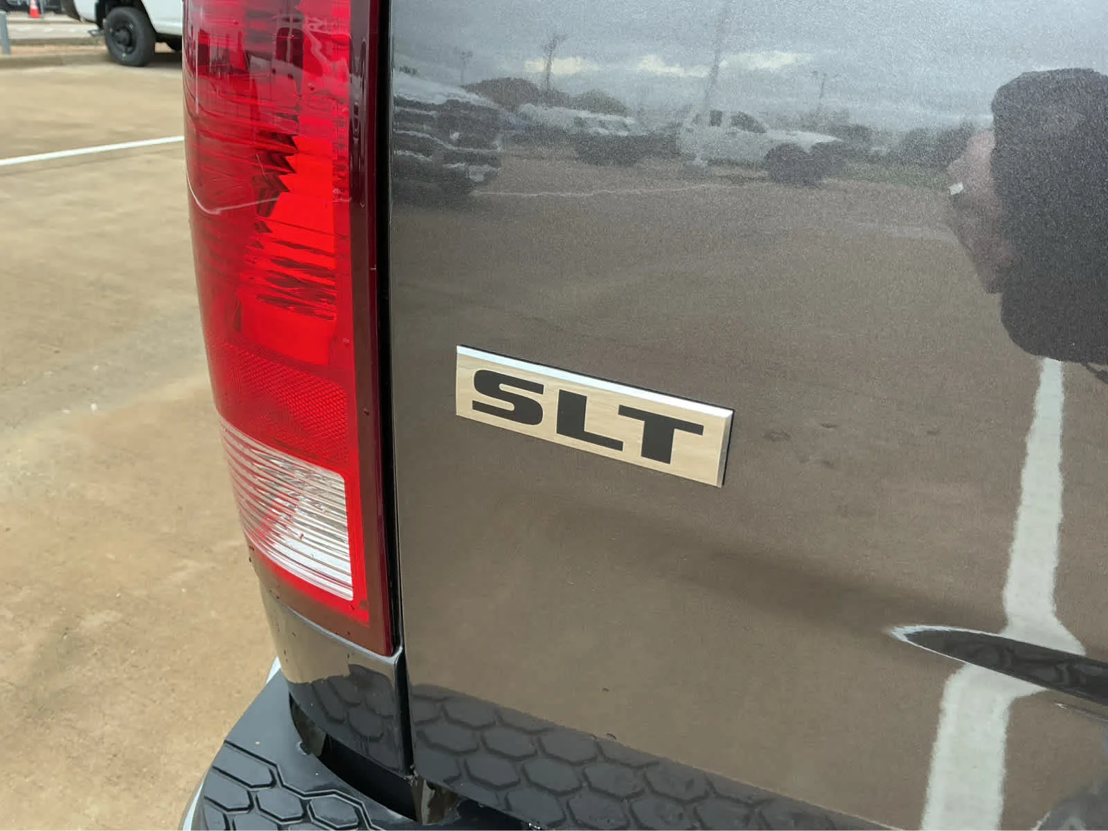 Used 2024 Granite Crystal Metallic Clearcoat Ram SLT image 11