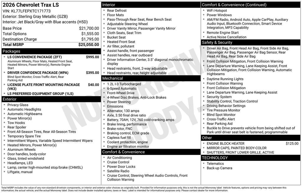 2026 Chevrolet Trax LS - Photo 26