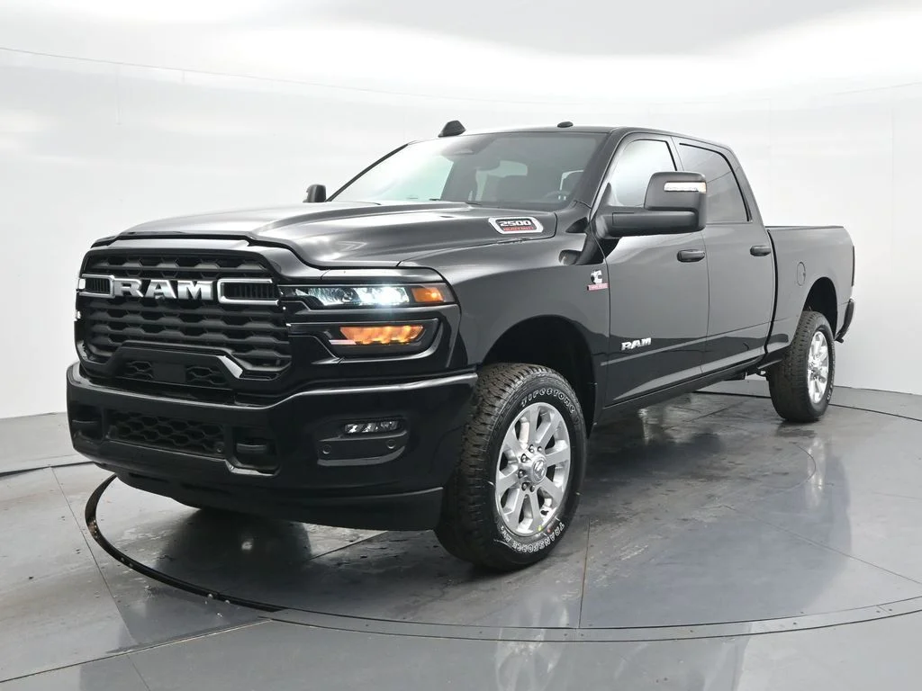 New 2026 Diamond Black Crystal Pearlcoat RAM Big Horn image 1