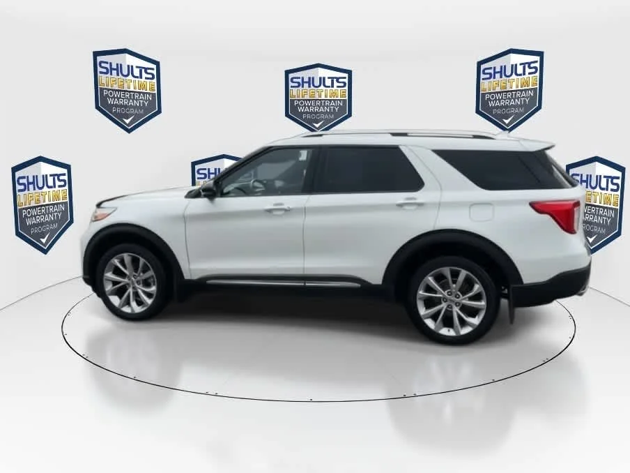 Used 2023 Star White Metallic Tri-Coat Ford Platinum image 6