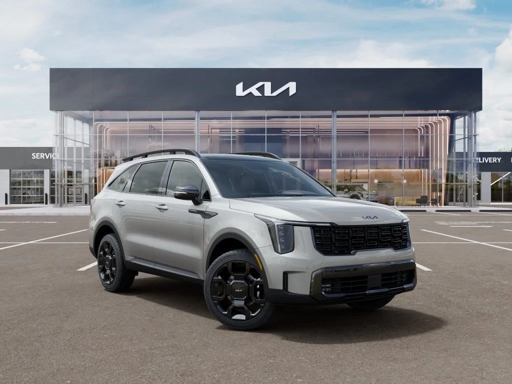 New 2026 Ivory Silver Kia X-Line EX AWD image 8
