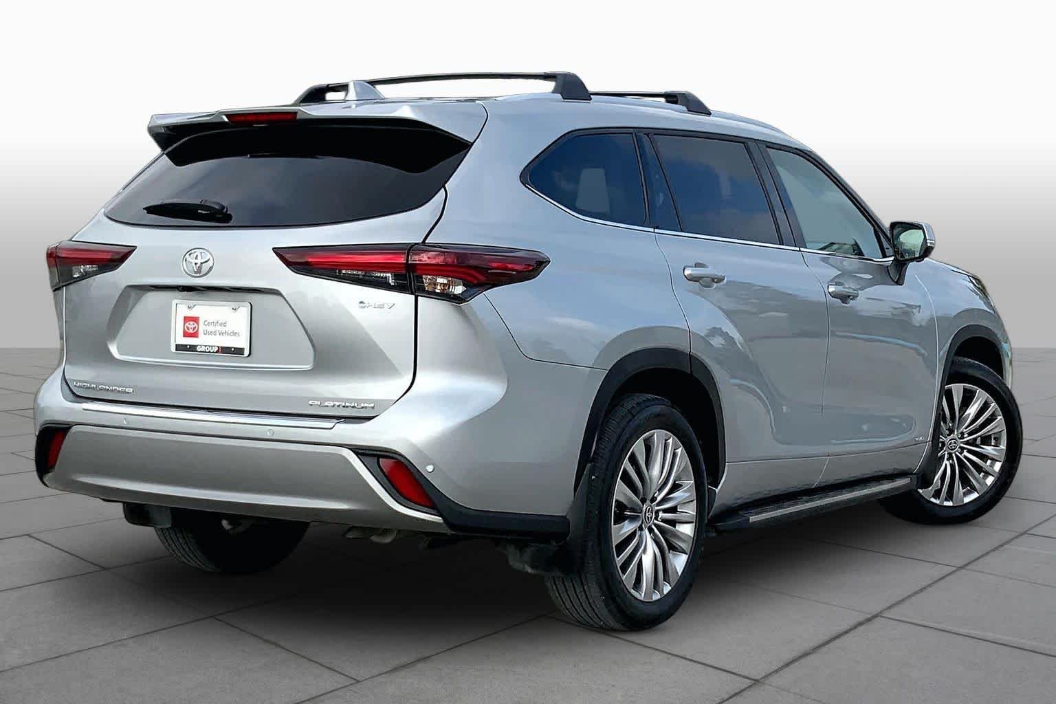 Used 2025 Celestial Silver Metallic Toyota Hybrid Platinum image 13