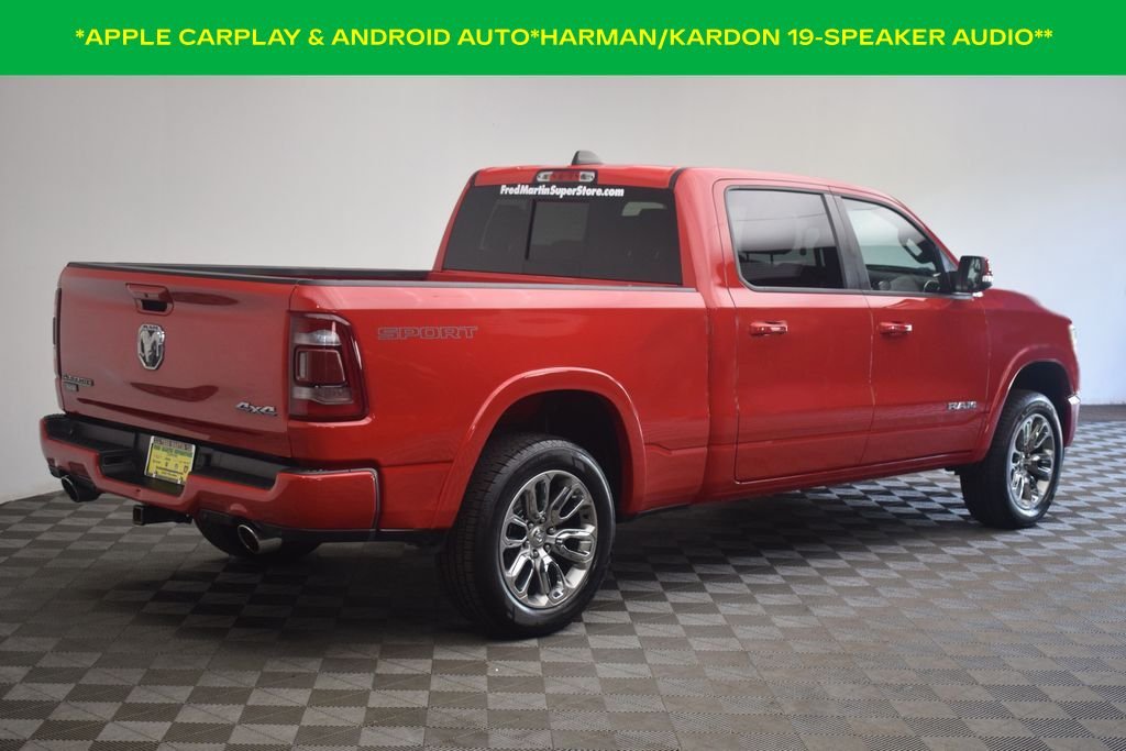 Used 2022 Flame Red Clearcoat RAM Laramie image 8