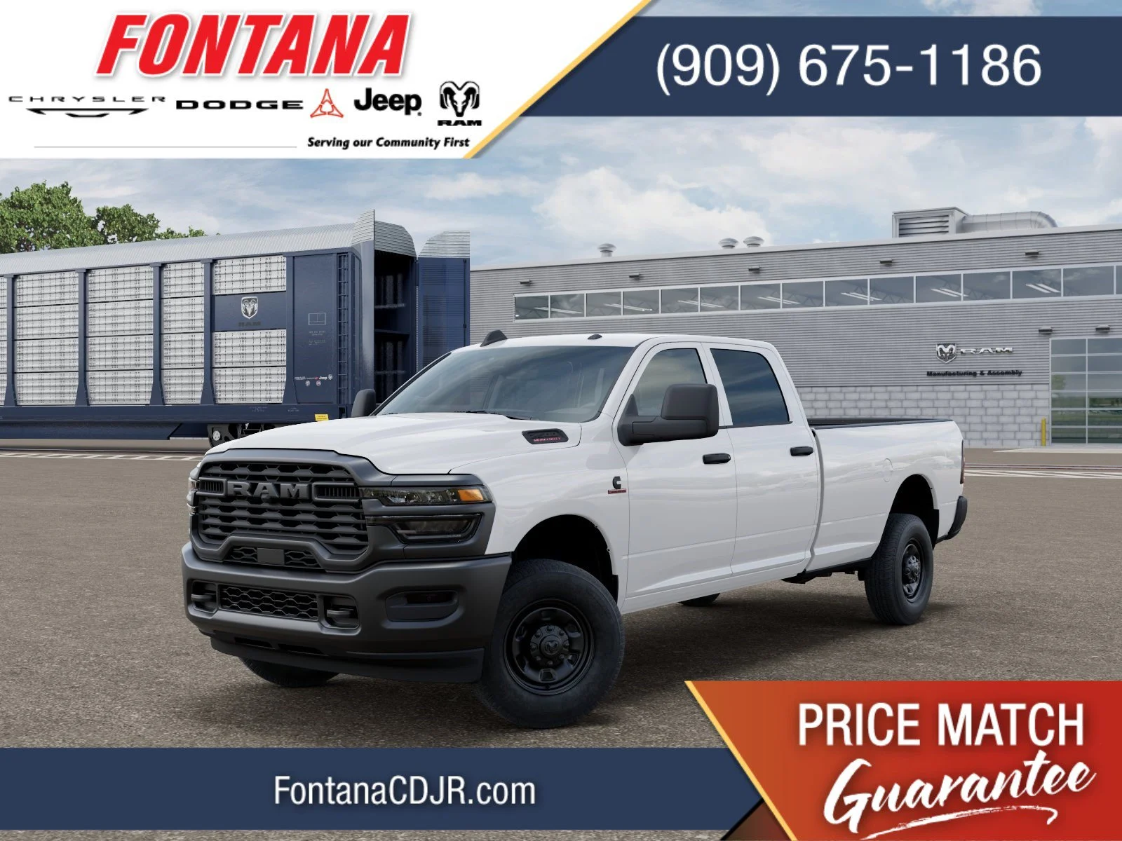 New 2026 Bright White Clearcoat RAM Tradesman image 1