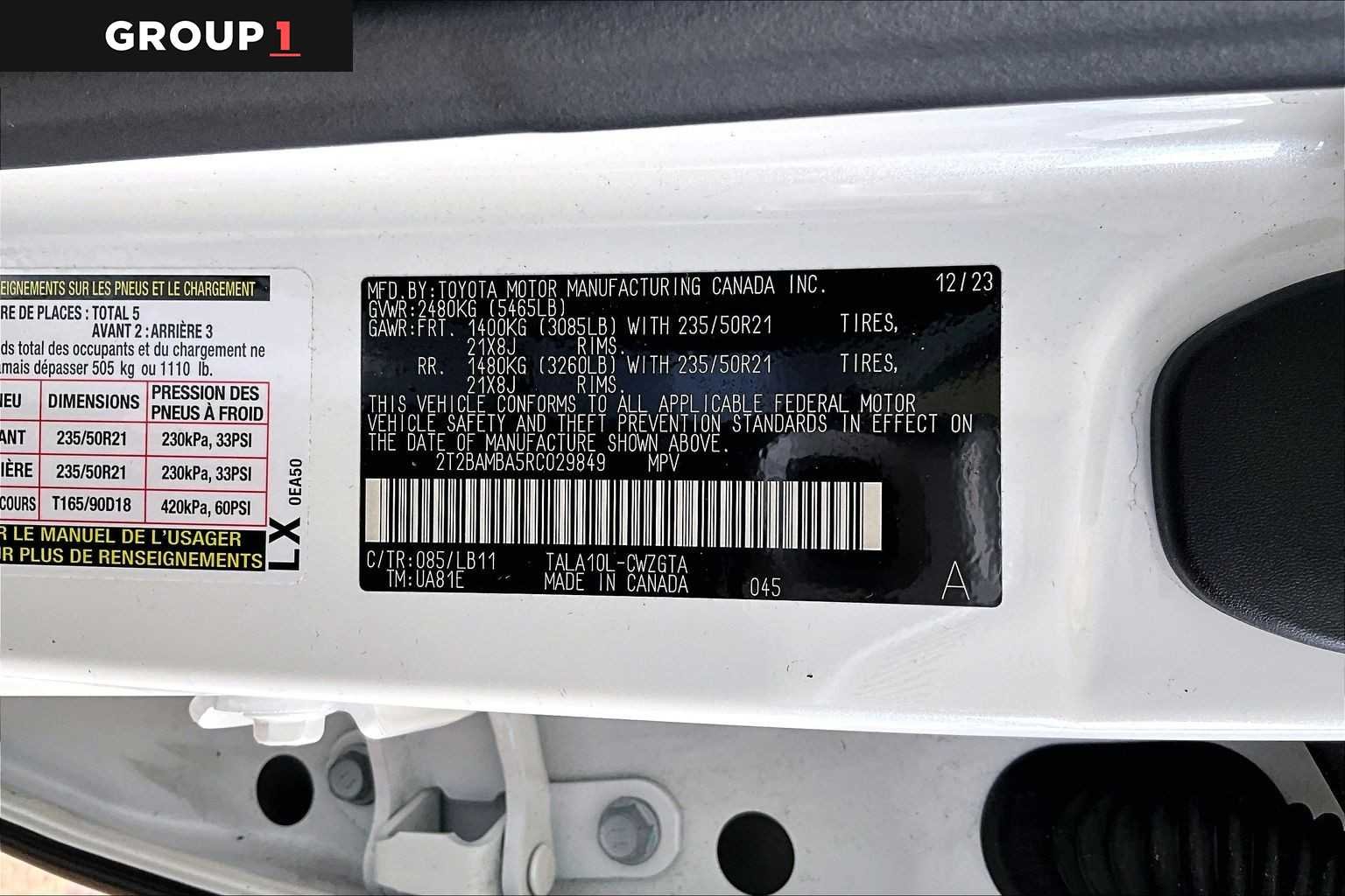 Used 2024 Eminent White Pearl Lexus Premium Plus image 34
