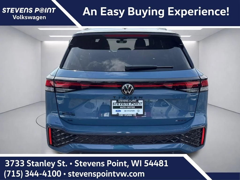 New 2026 Monterey Blue Pearl Volkswagen 2.0T SE R-Line Black image 4
