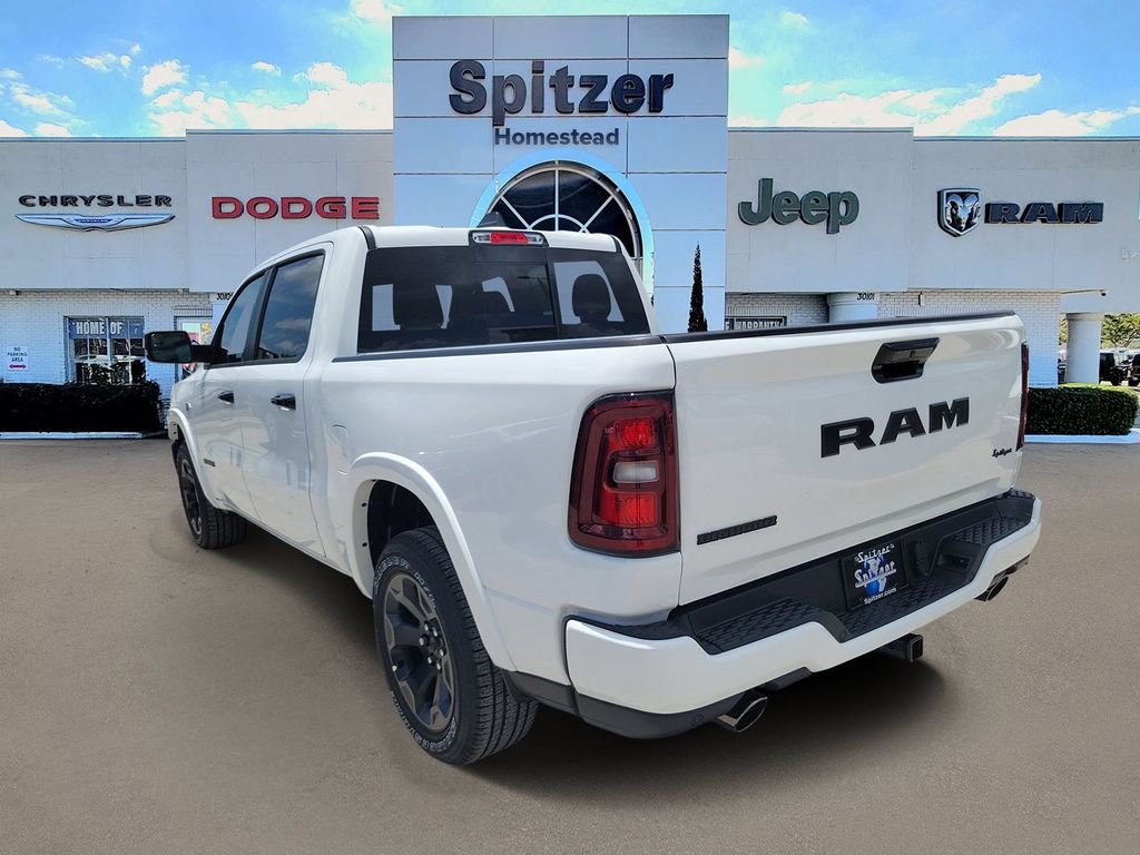 New 2026 Bright White Clear-Coat Exterior Paint RAM Big Horn/Lone Star image 3