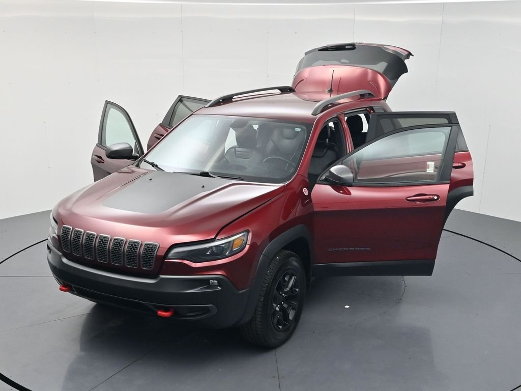 Used 2020 Velvet Red Pearlcoat Jeep Trailhawk image 55