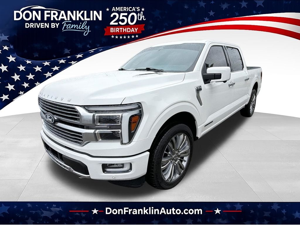 Used 2024 White Ford Platinum image 1