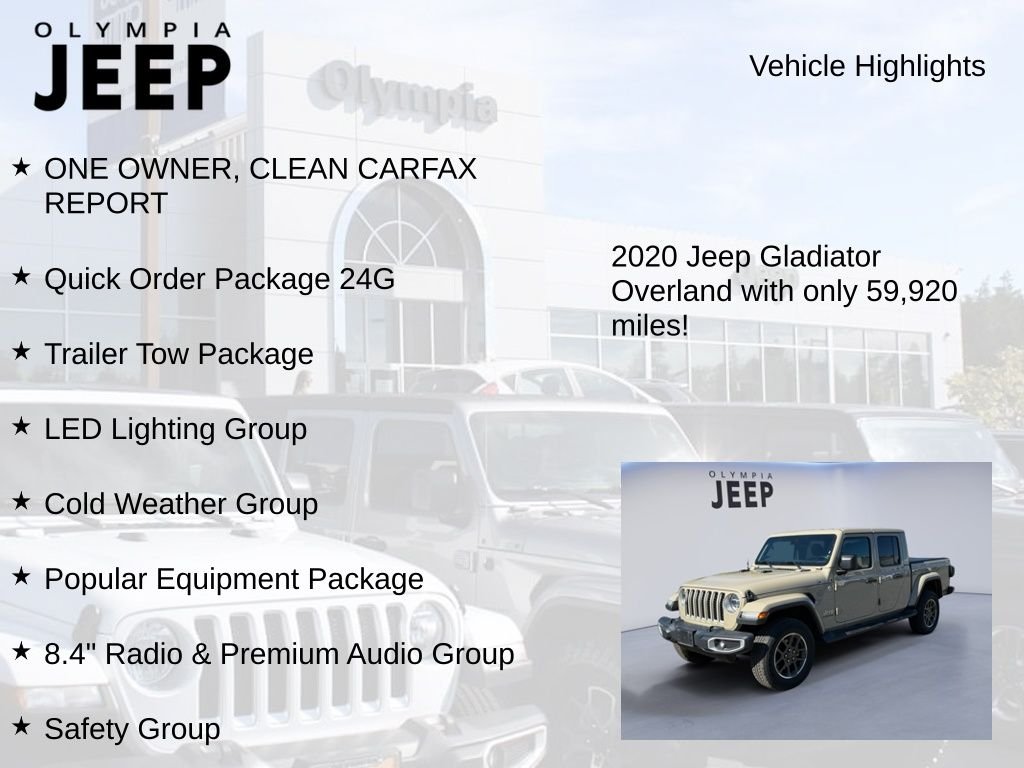Used 2020 Beige Jeep Overland image 7