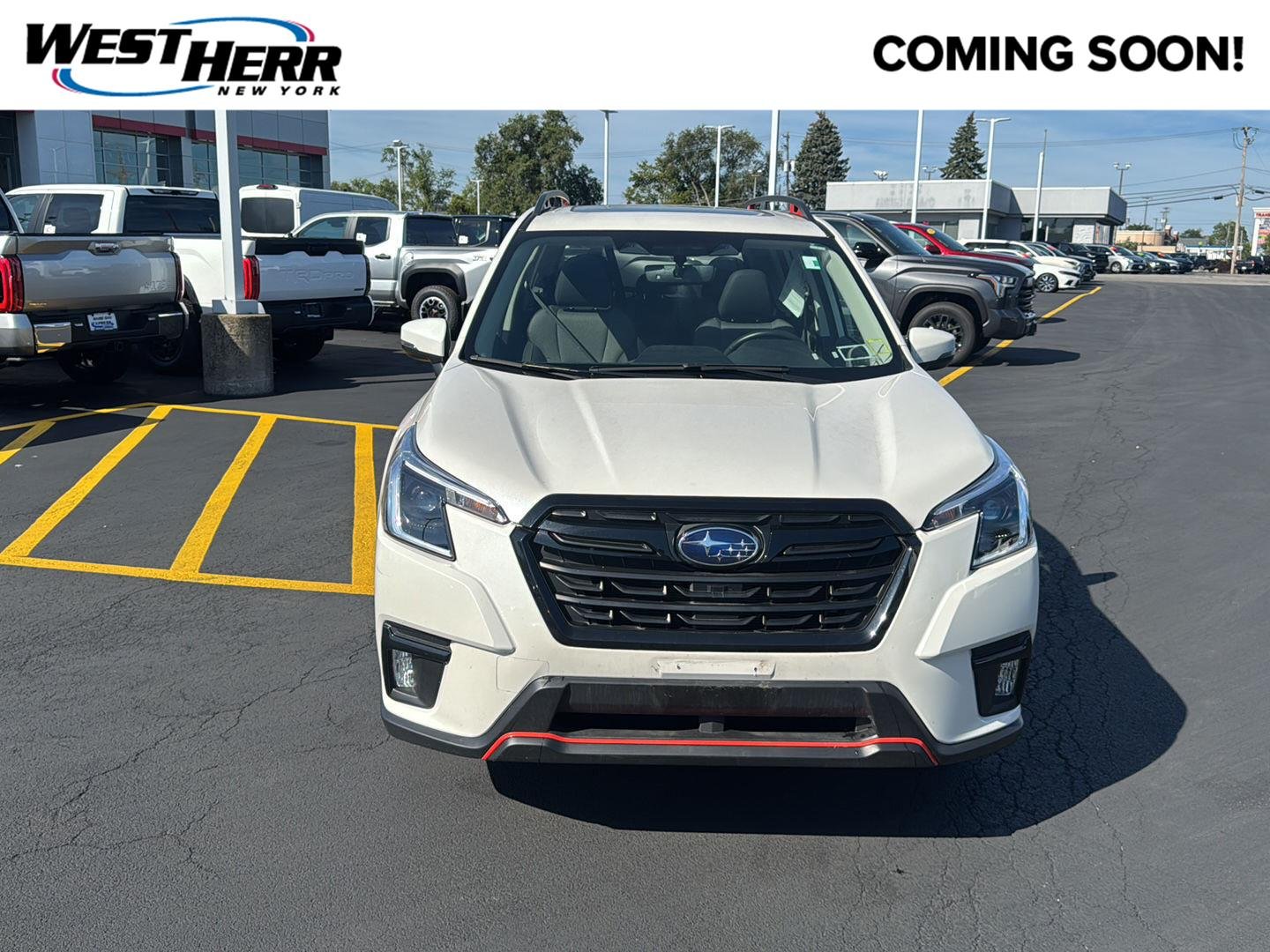Used 2024 Crystal White Pearl Subaru Sport image 1