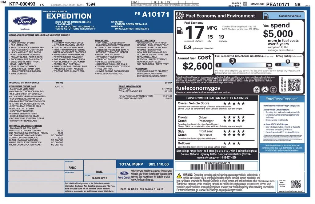 Used 2023 Green Ford Timberline image 44