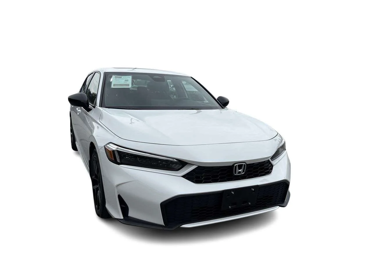 Used 2025 Platinum White Pearl Honda Sport eCVT Sedan Certified Pre-Owned   No Accident image 3