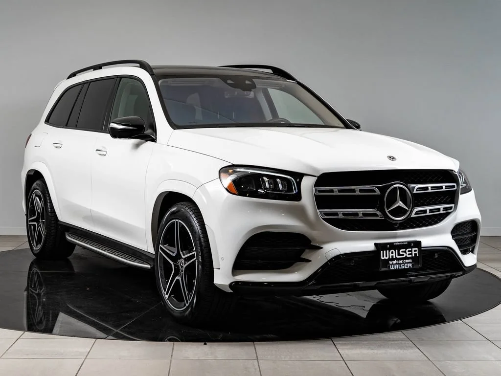 Certified Used 2023 Polar White Mercedes-Benz GLS 580 image 12