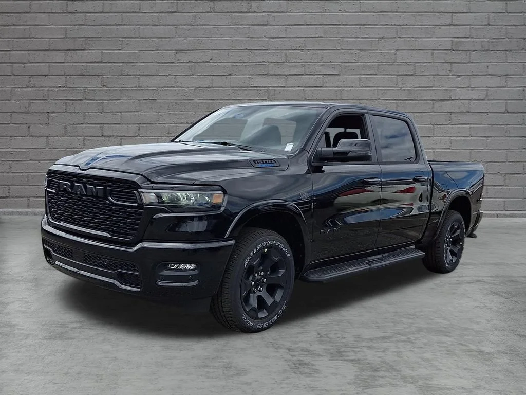 New 2027 Diamond Black Crystal Pearlcoat Ram Big Horn image 4