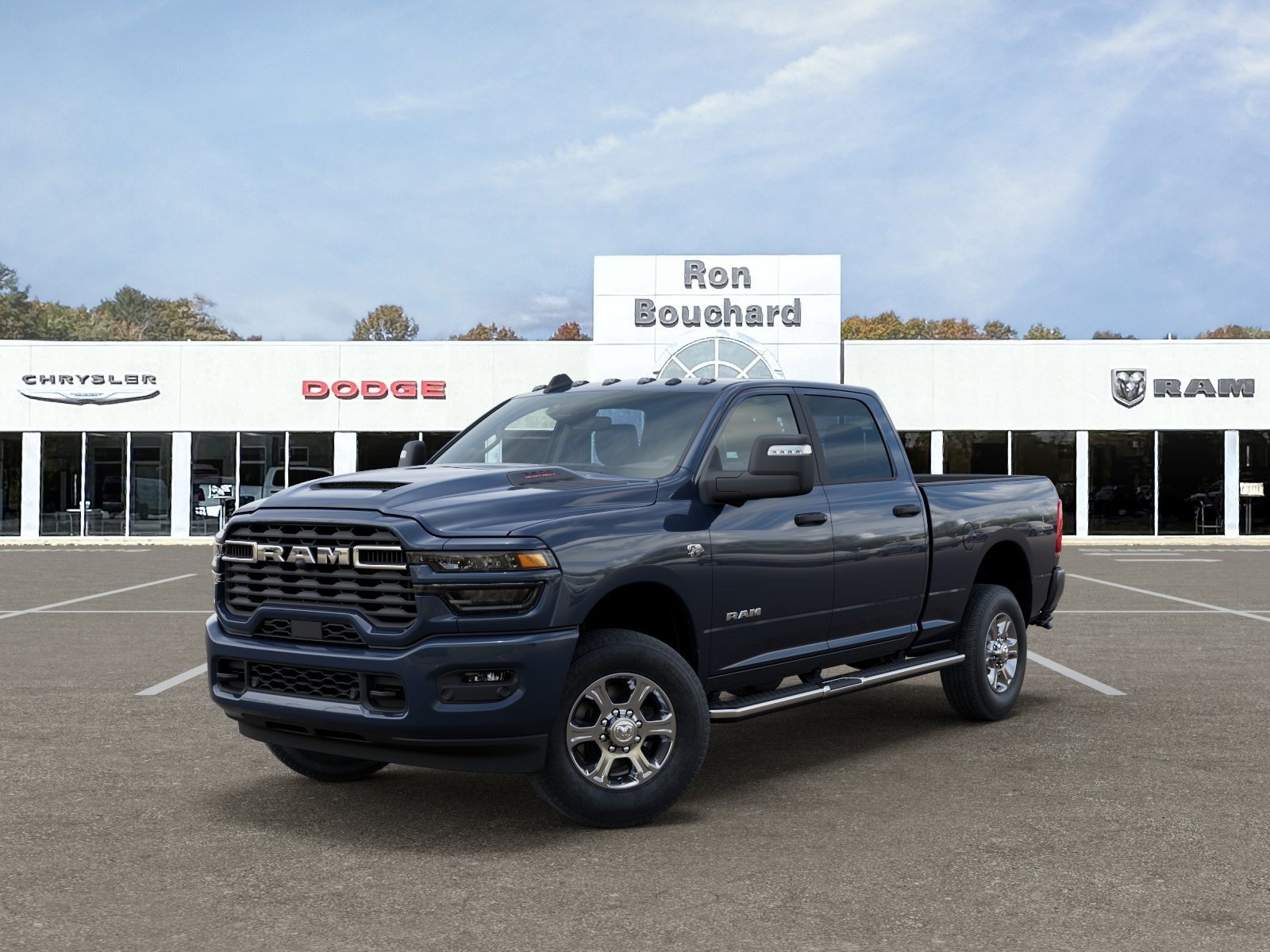 New 2027 Forged Blue Metallic Exterior Paint RAM Big Horn image 1
