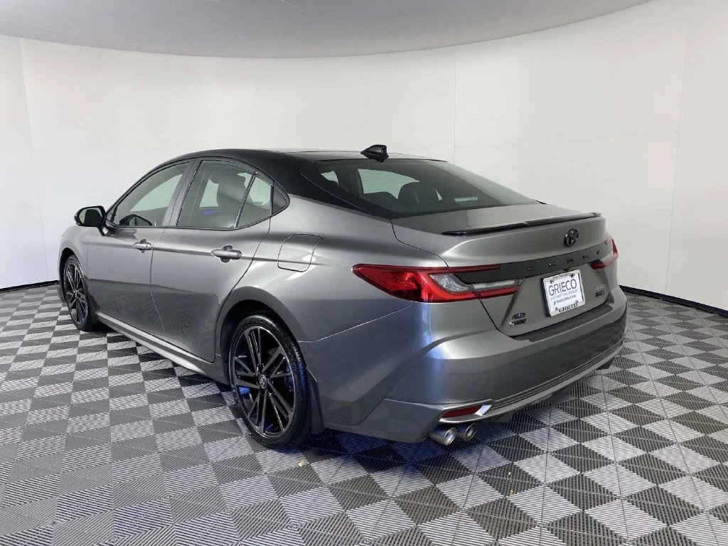 Used 2025 Midnight Black Metallic Toyota XSE image 6