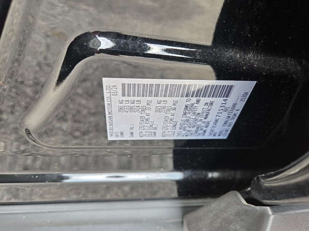 Used 2024 Black Nissan SL image 34