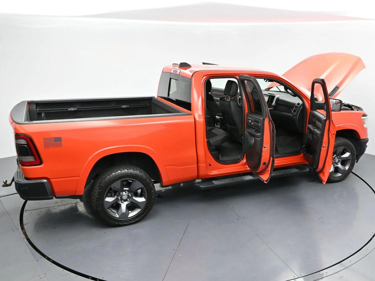 Used 2021 Spitfire Orange Clearcoat Ram Big Horn image 42