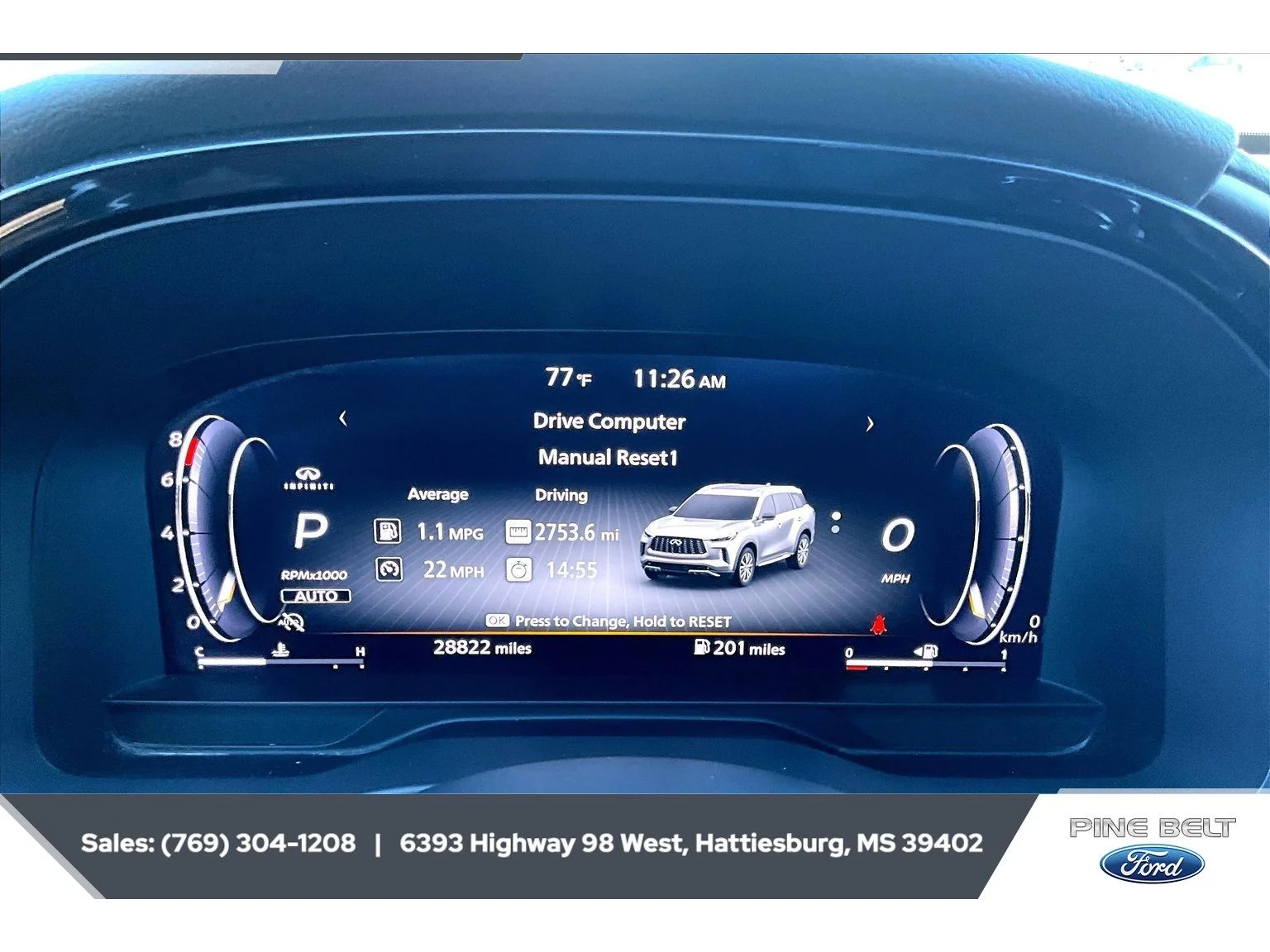 Used 2023 Grand Blue INFINITI SENSORY image 14