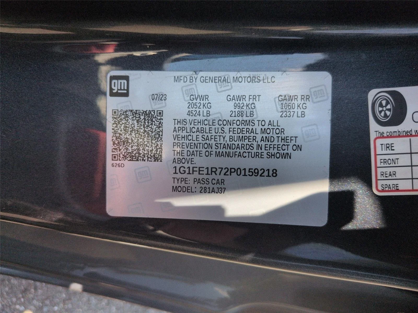 Used 2023 Shadow Gray Metallic Chevrolet 1SS image 37