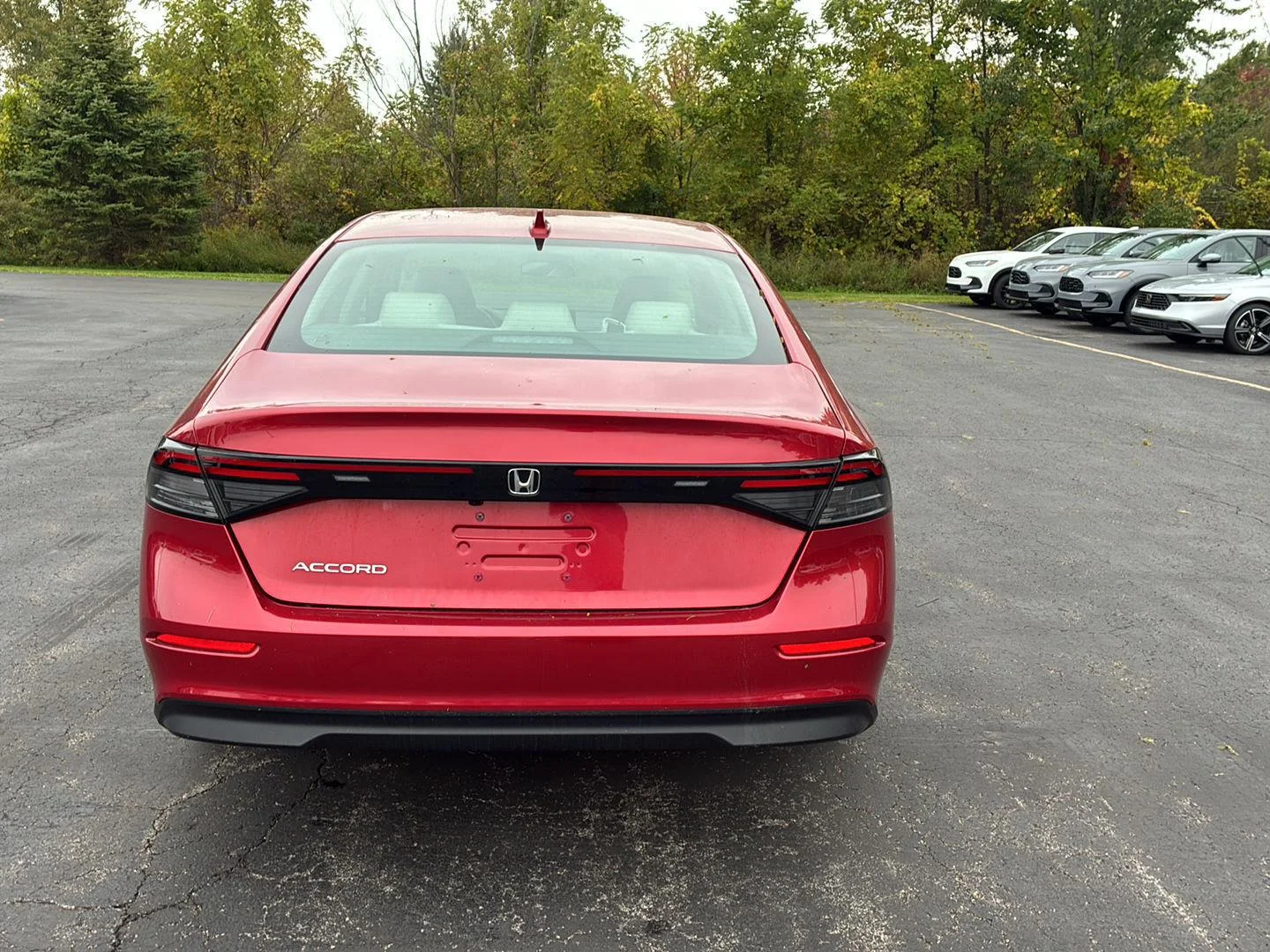 Used 2024 Radiant Red Metallic Honda LX image 21