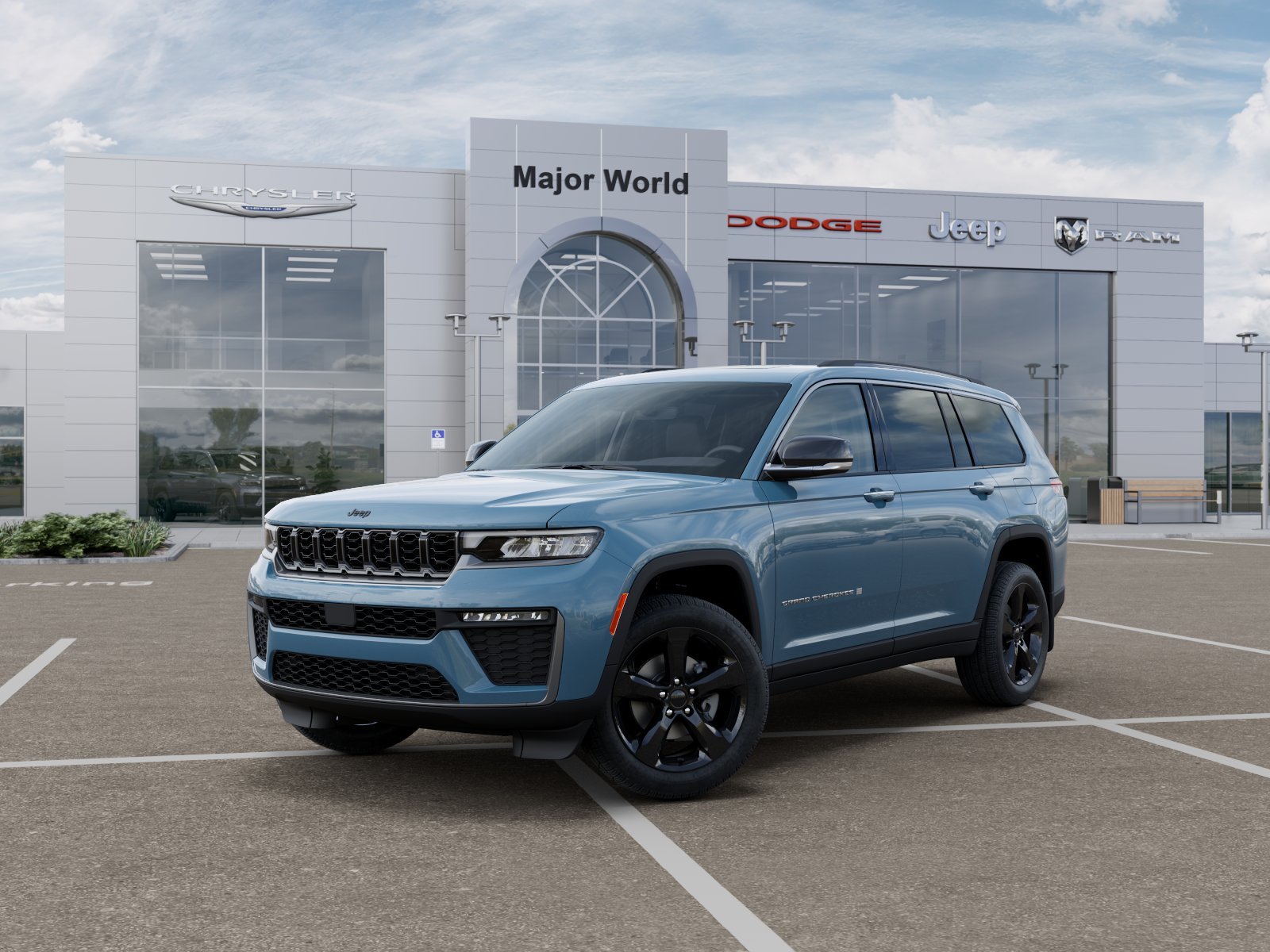 New 2026 Steel Blue Exterior Paint Jeep Limited image 1