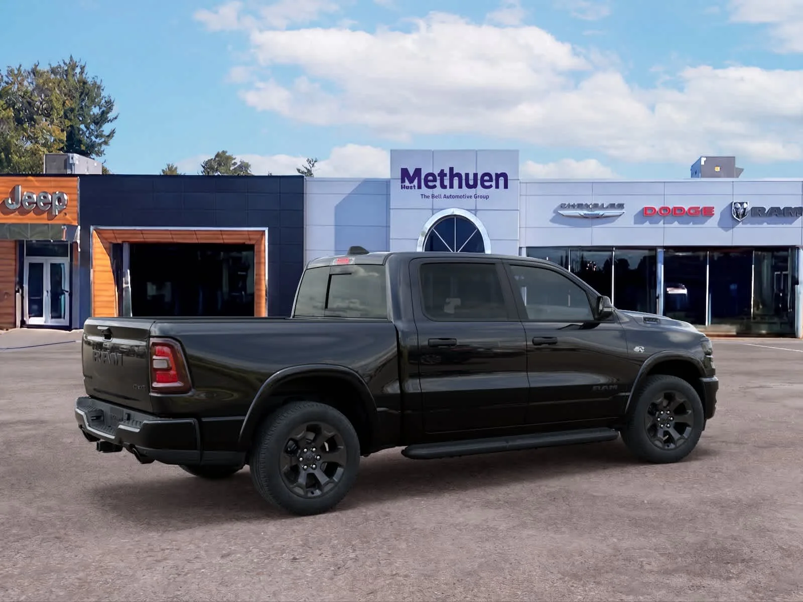New 2026 Diamond Black Crystal Pearlcoat Ram Big Horn image 4