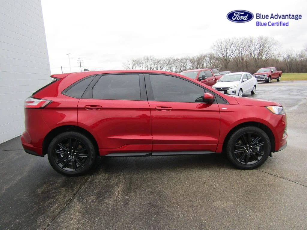 Certified Used 2024 Rapid Red Metallic Tinted Clearcoat Ford ST Line image 9