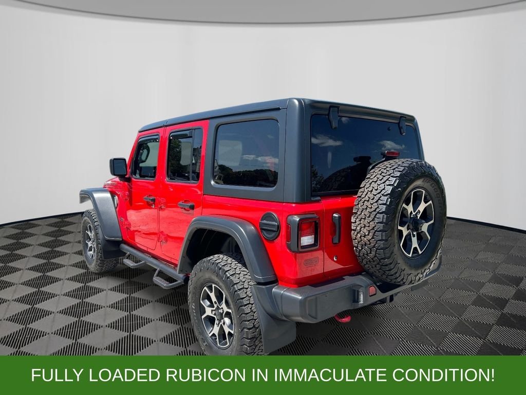 Used 2020 Red Jeep Unlimited Rubicon image 3