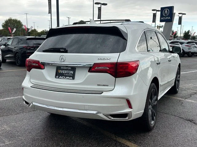 Certified Used 2019 White Diamond Pearl Acura 3.5L Advance Package image 8