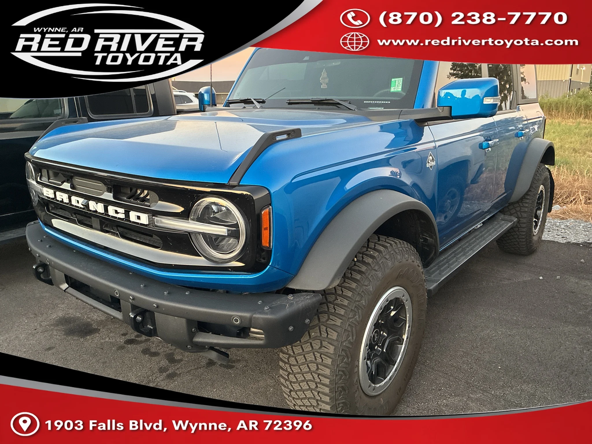 Used 2024 Velocity Blue Metallic Ford Outer Banks image 1