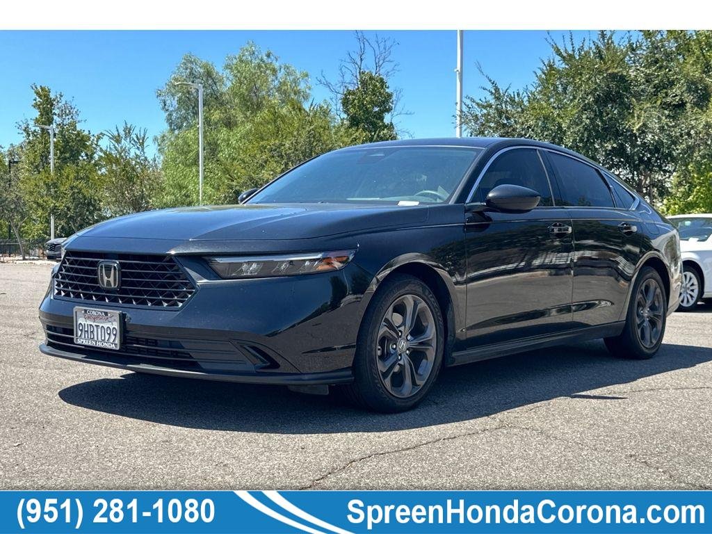 Used 2023 Crystal Black Pearl Honda EX image 1
