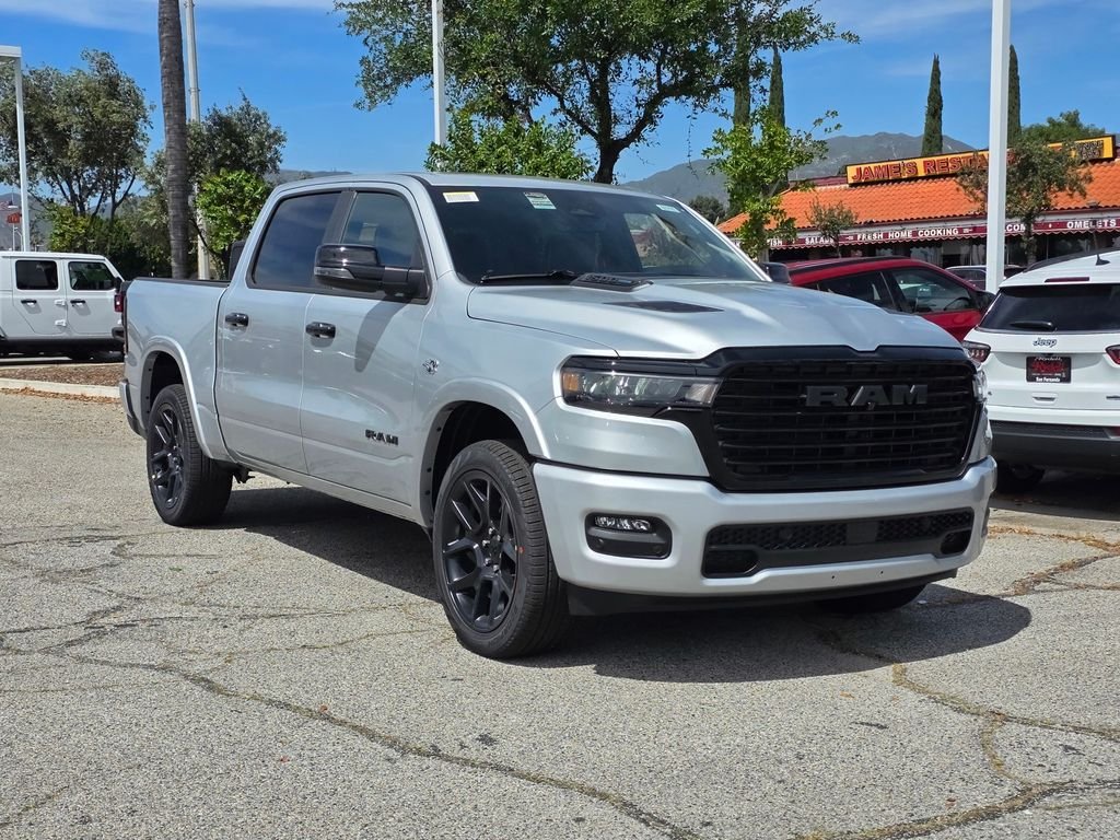 Silver Zynith Exterior Paint 2026 RAM 1500 Laramie Crew Cab 4WD Pickup Truck Four-Wheel Drive