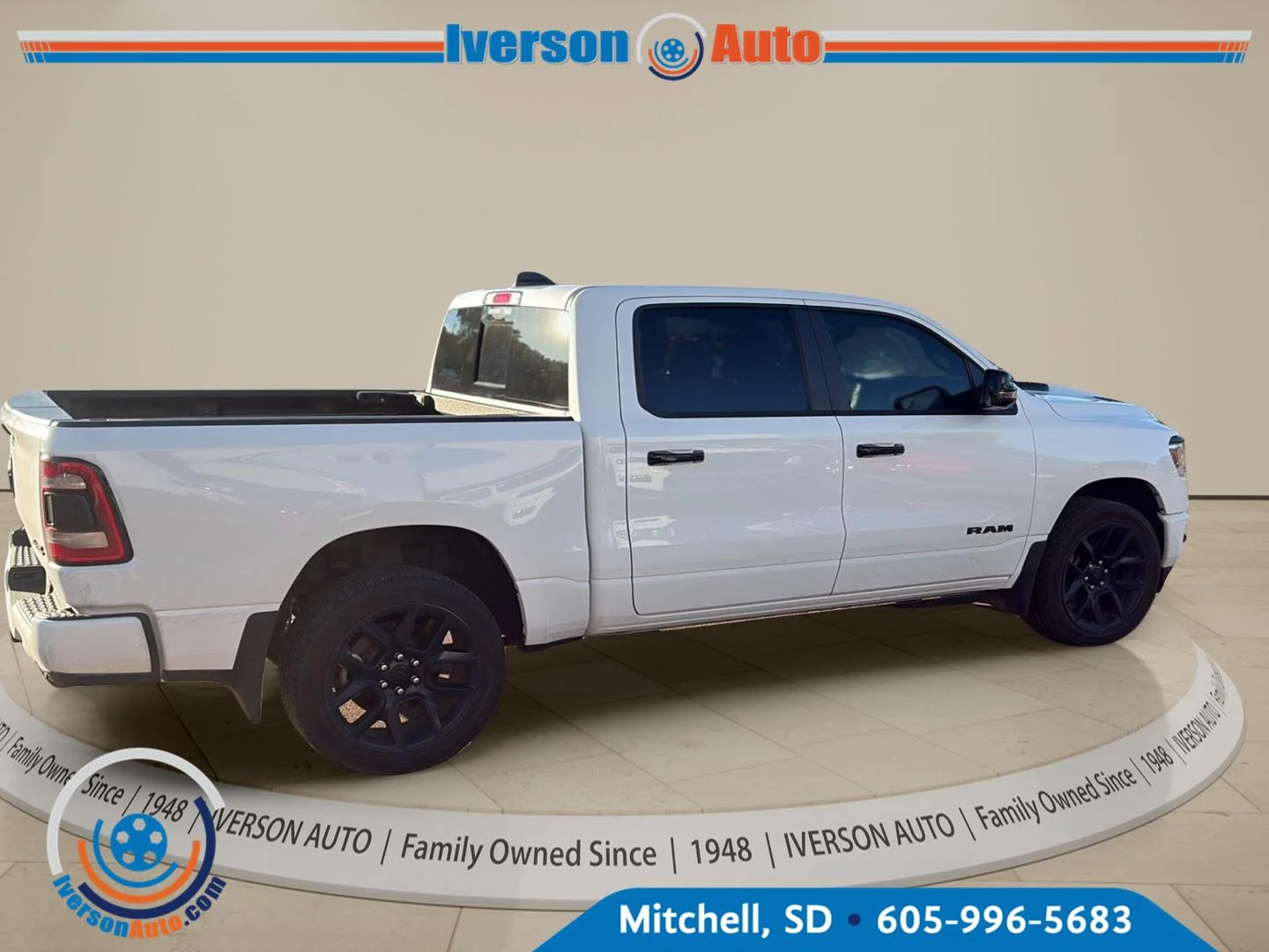 Used 2023 Bright White Clearcoat Ram Laramie image 5