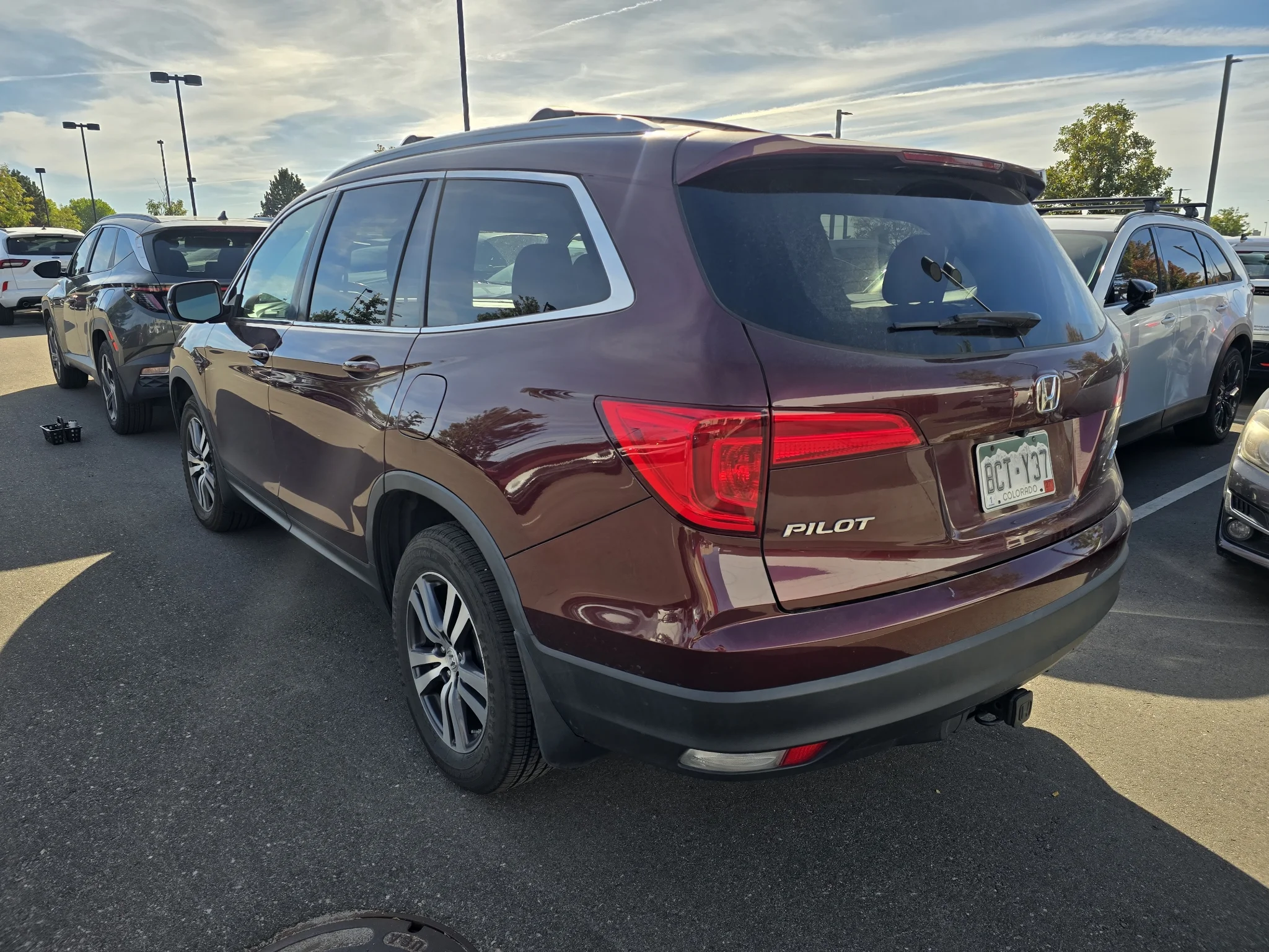 Used 2018 Deep Scarlet Pearl Honda EX-L image 14