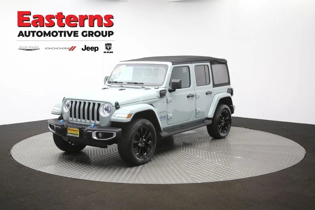 Used 2023 Gray Jeep Sahara 4xe image 54