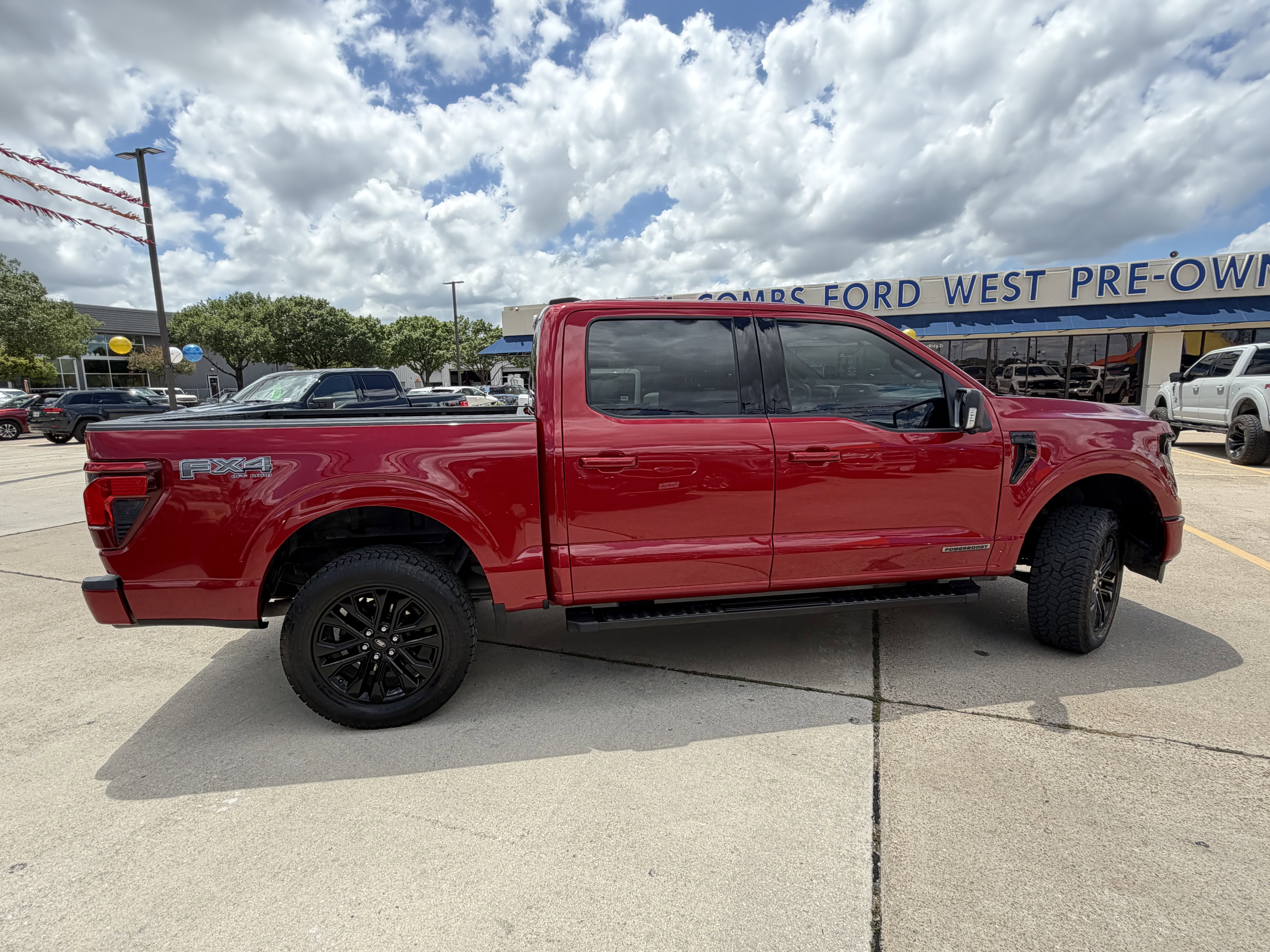 Used 2024 Rapid Red Metallic Tinted Clearcoat Ford XLT image 6