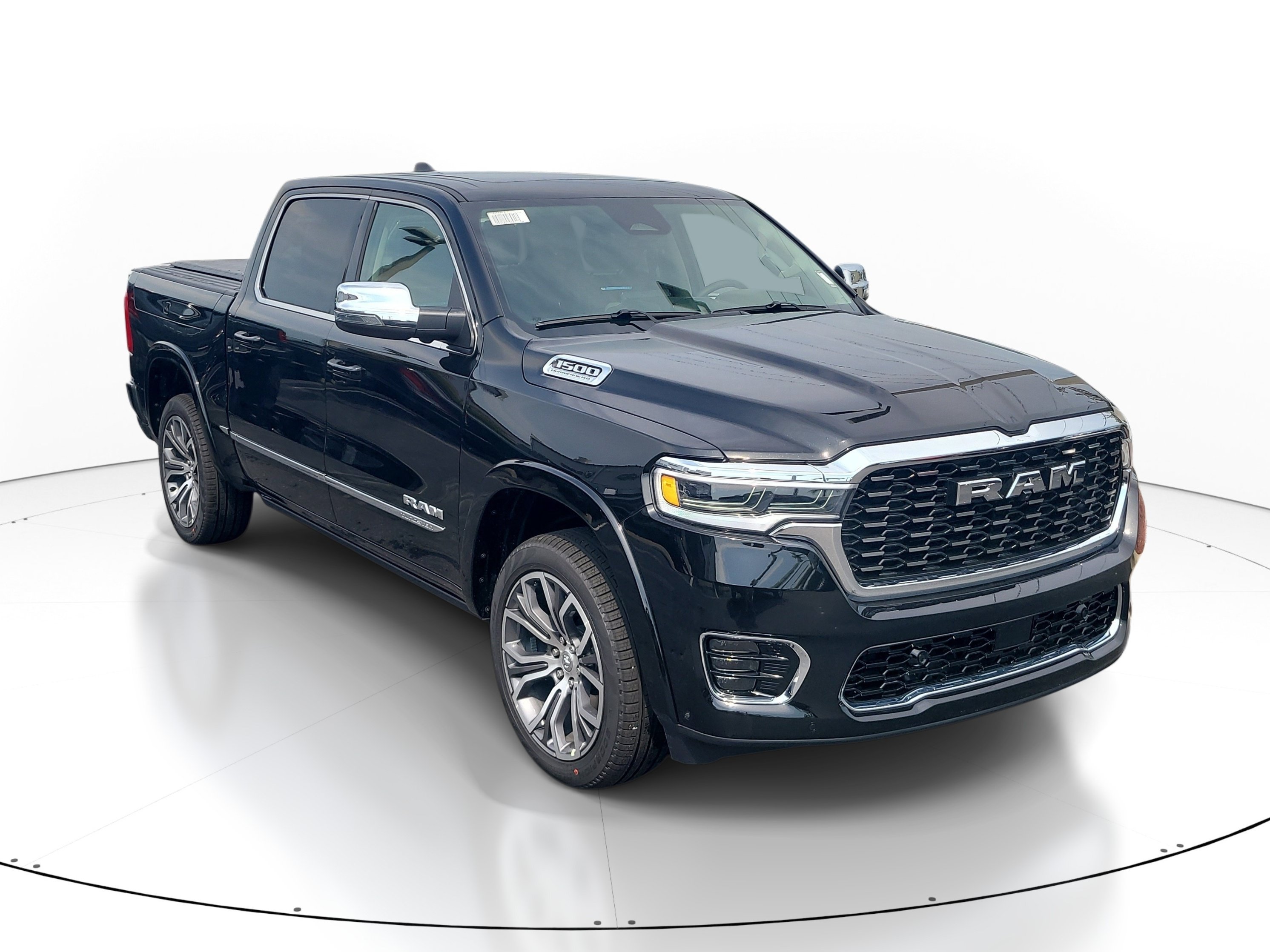 New 2026 Diamond Black Crystal Pearl-Coat Exterior Paint RAM Tungsten image 1