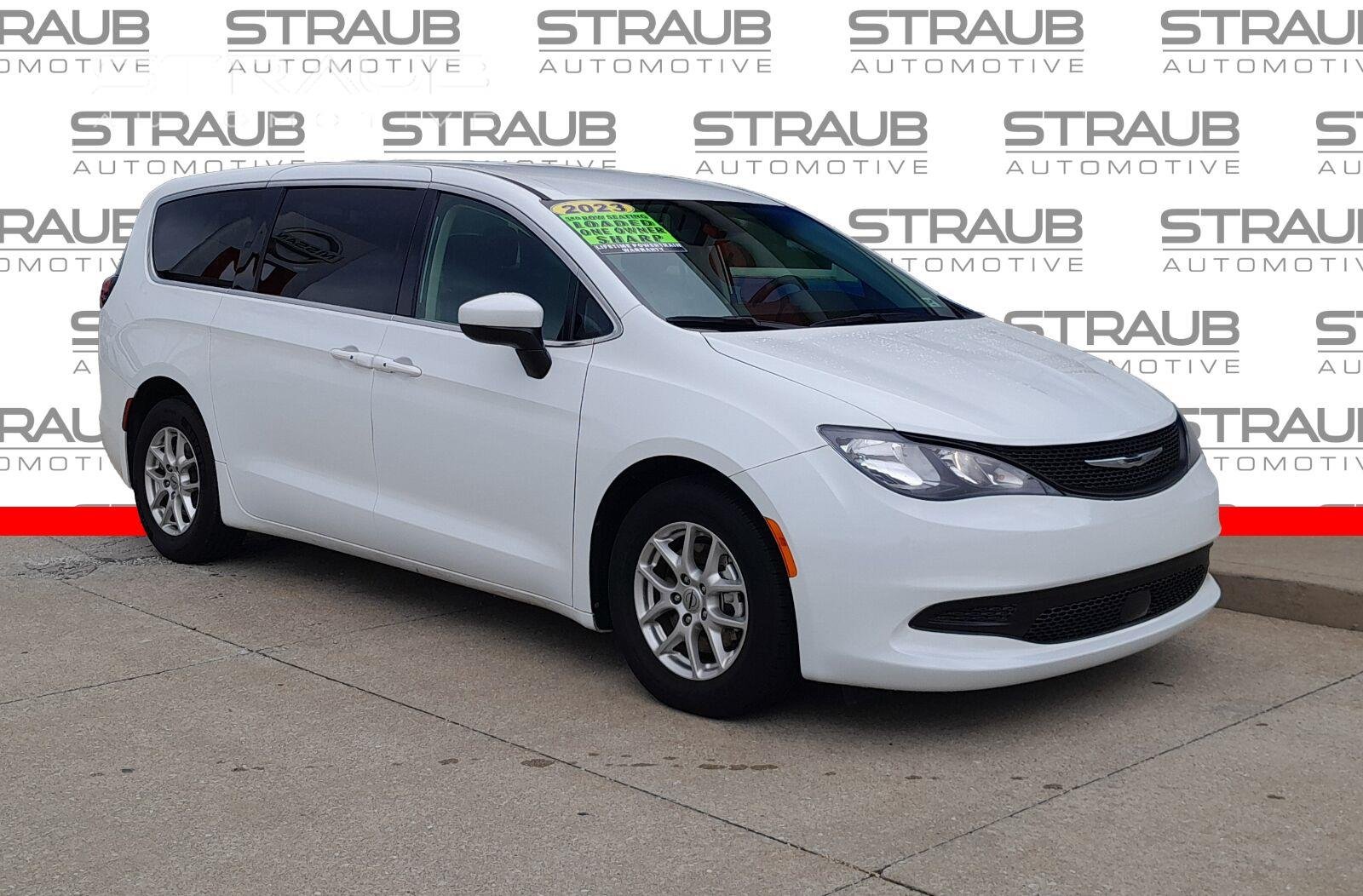 Used 2023 Bright White Clearcoat Chrysler LX image 1