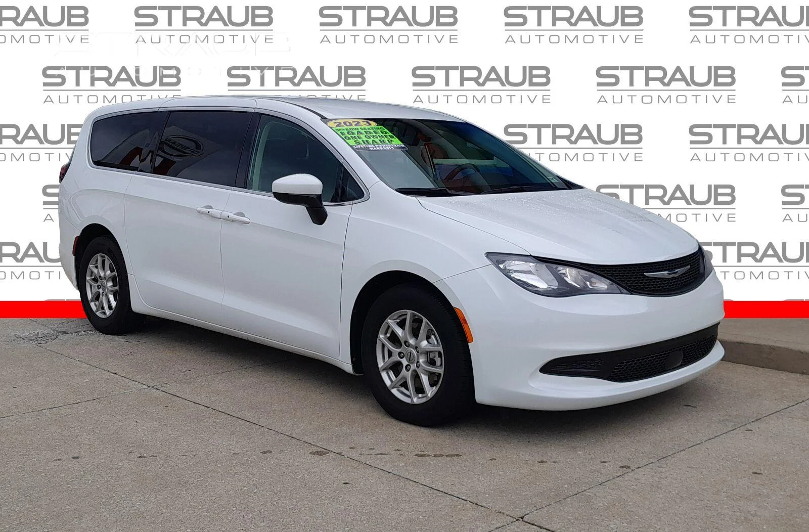 Used 2023 Bright White Clearcoat Chrysler LX image 1