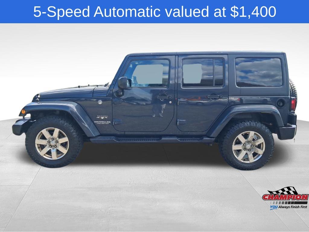 Used 2017 Black Jeep Unlimited Sahara image 2