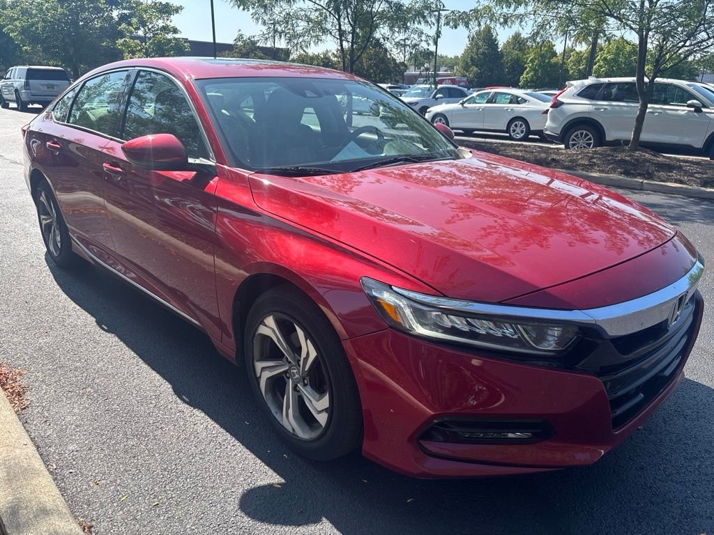Used 2018 Radiant Red Metallic Honda EX image 3