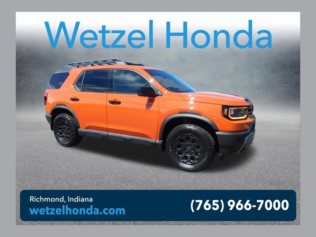 New 2026 Orange Honda TrailSport Elite Blackout image 1