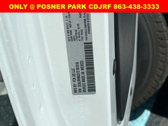 New 2026 Bright White Clear-Coat Exterior Paint RAM  image 25