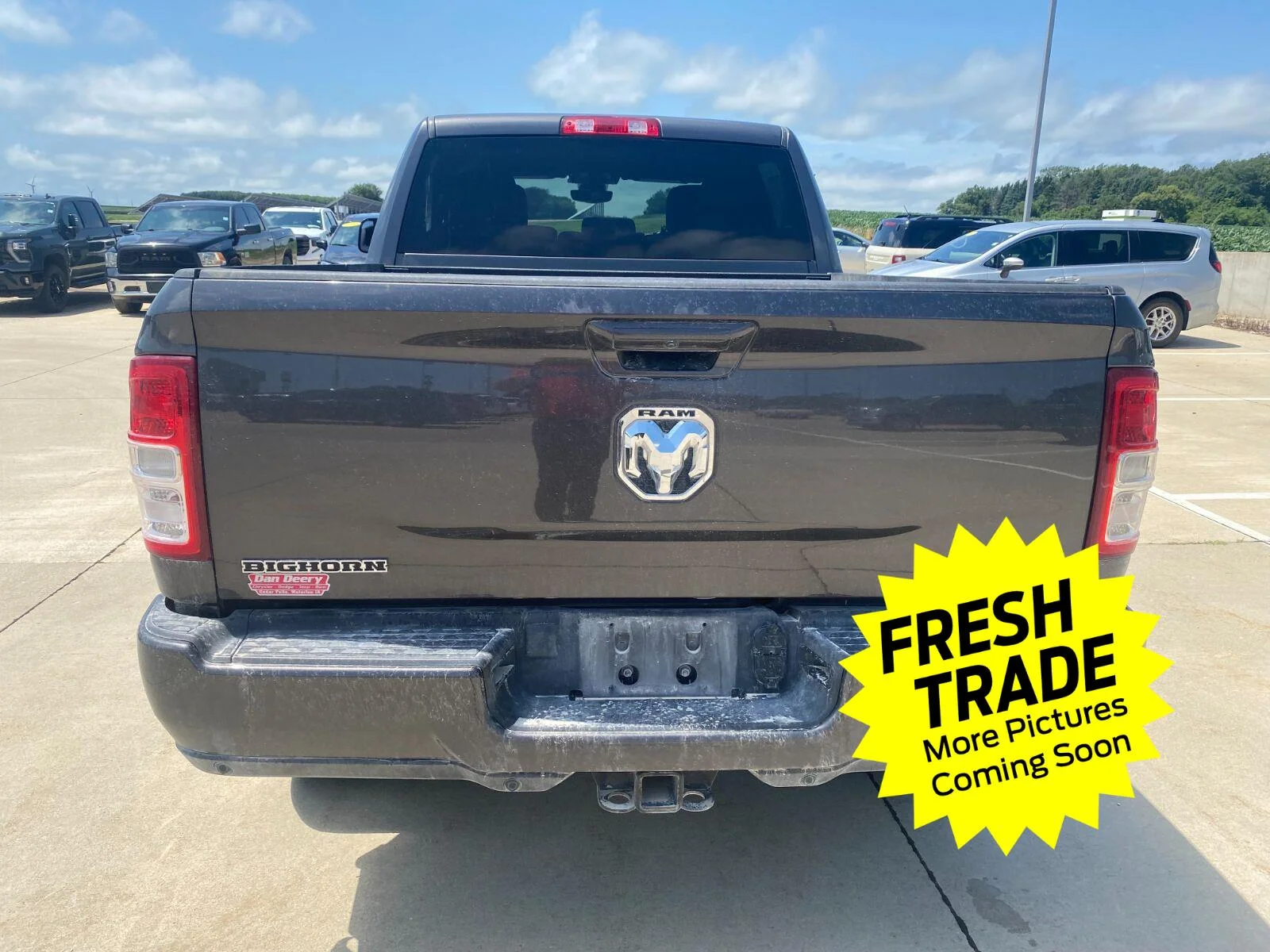 Used 2022 Granite Crystal Metallic Clearcoat Ram Big Horn image 3
