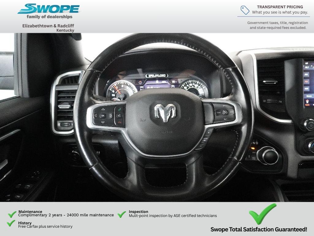 Used 2021 Diamond Black Crystal Pearlcoat Ram Big Horn image 16